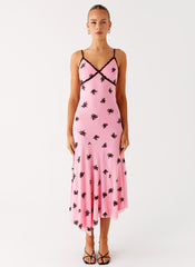 Amelia Midi Dress - Pink
