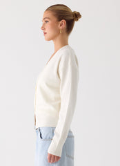 Arthur Knit Cardigan - Ivory