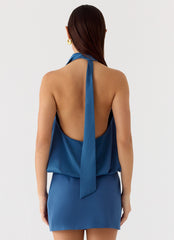 Celestin Top - Washed Navy