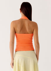 Cladena Top - Apricot