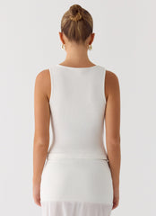 Connect My Heart Top - White