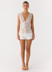 Lost In Love Top - Mystic Paisley