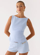 Lulita Top - Blue
