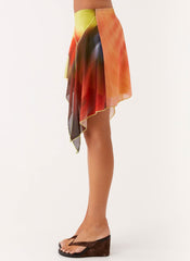 Lustra Mini Skirt - Moody Floral