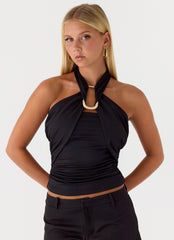 Midnight Sky Top - Black