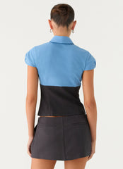 Mirna Micro Skort - Charcoal