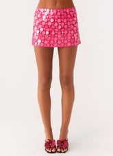 Movie Star Mini Skirt - Fuchsia