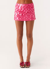 Movie Star Mini Skirt - Fuchsia