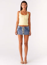 Nashville Denim Skort - Blue