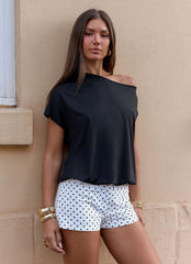 Raeni Off Shoulder Top - Black