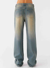 San Diego Straight Leg Jeans - Blue Wash