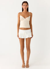 Sangria Top - Oatmeal