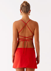 Sangria Top - Tomato