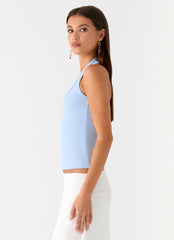 Cladena Top - Blue