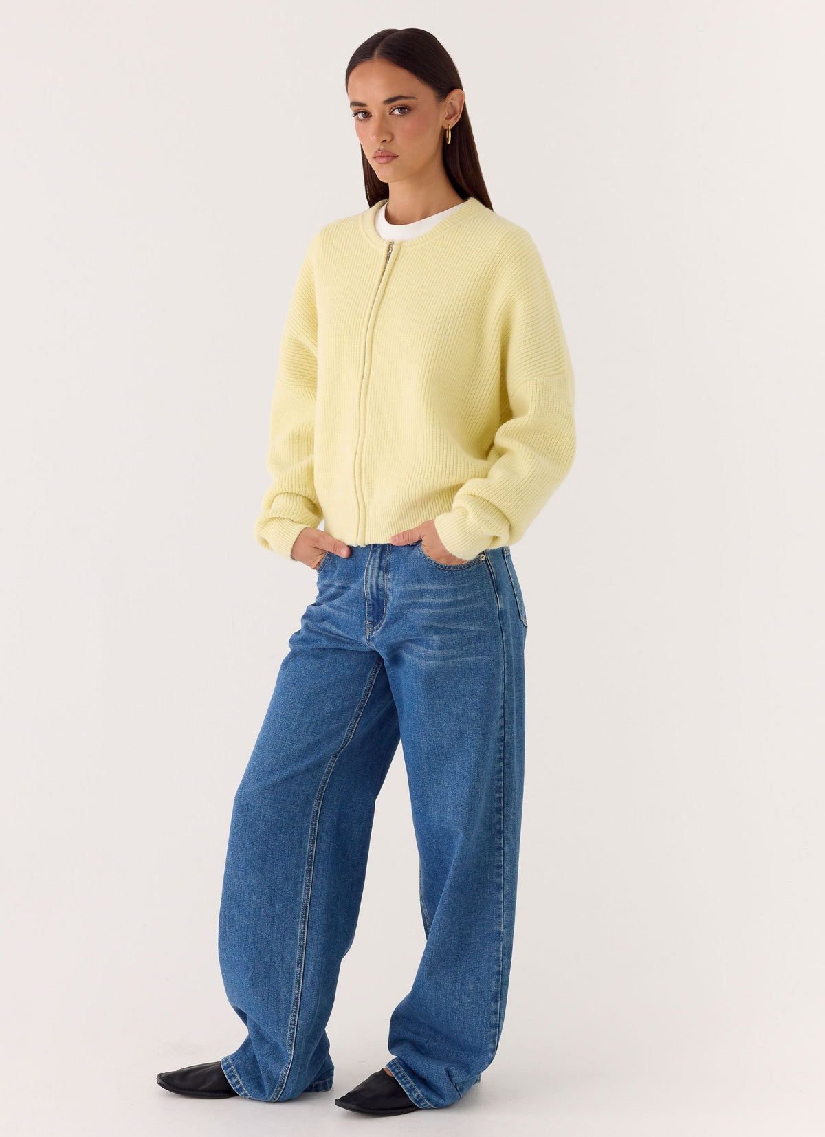 Codi Zip Jumper - Yellow