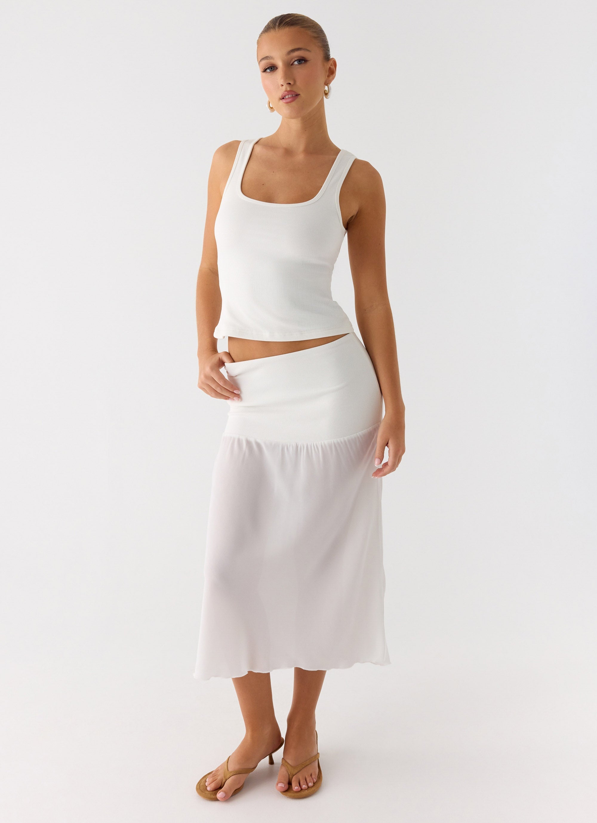 Connect My Heart Top - White