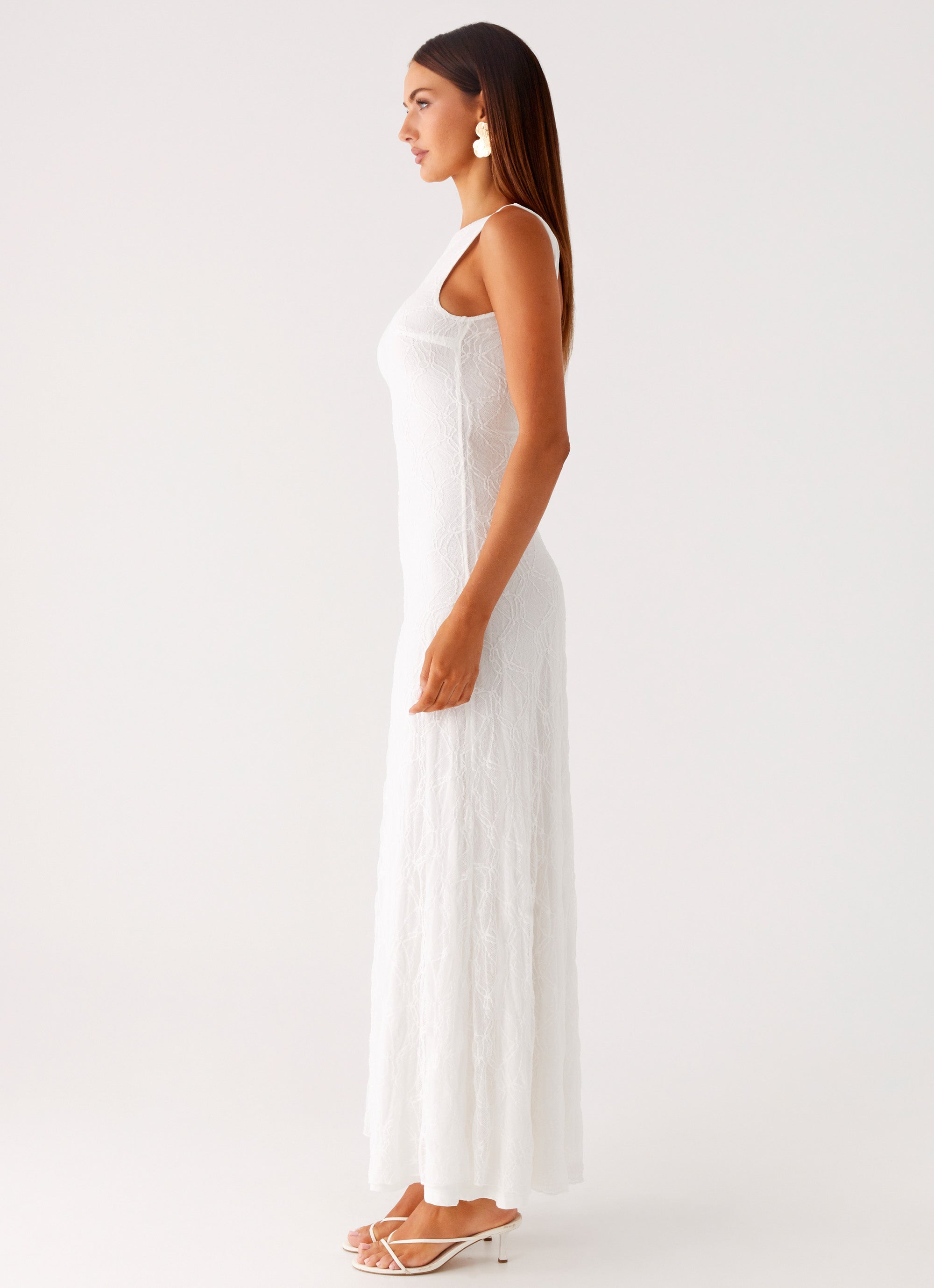 Embrace The Sun Maxi Dress - White