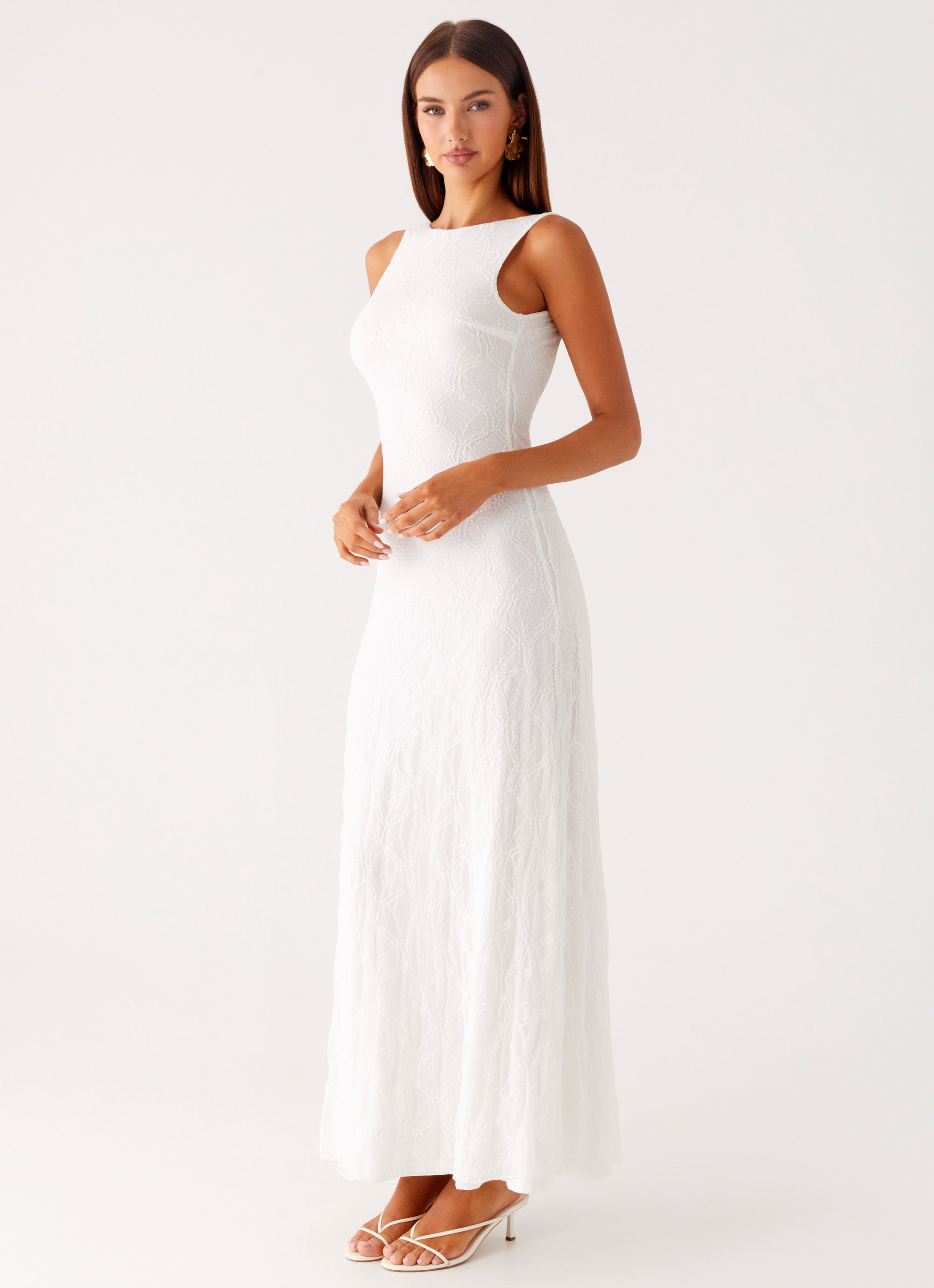 Embrace The Sun Maxi Dress - White