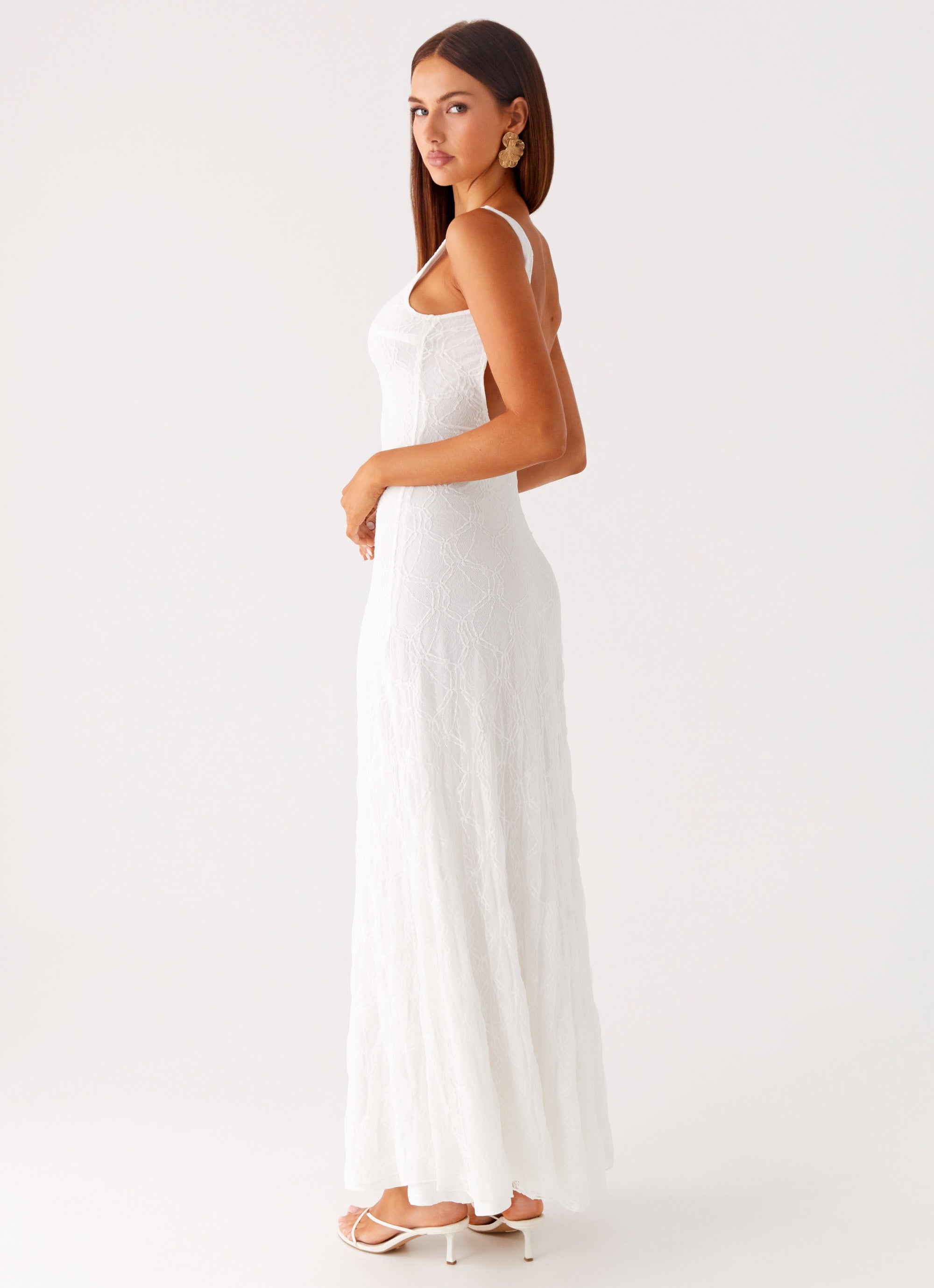Embrace The Sun Maxi Dress - White