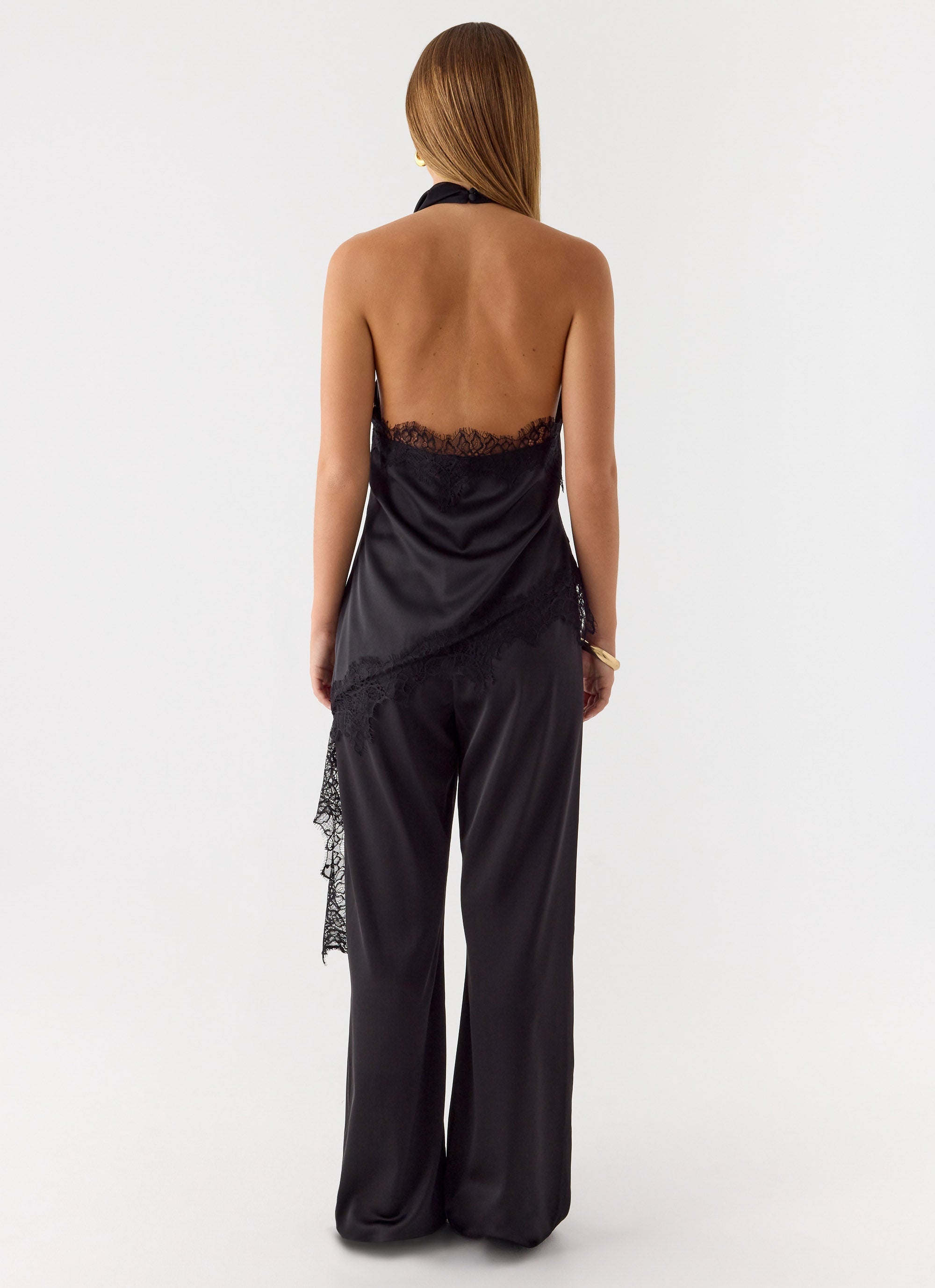 Emilee Cowl Top - Black