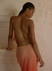 Feliciana Cowl Top - Sunset Ombre