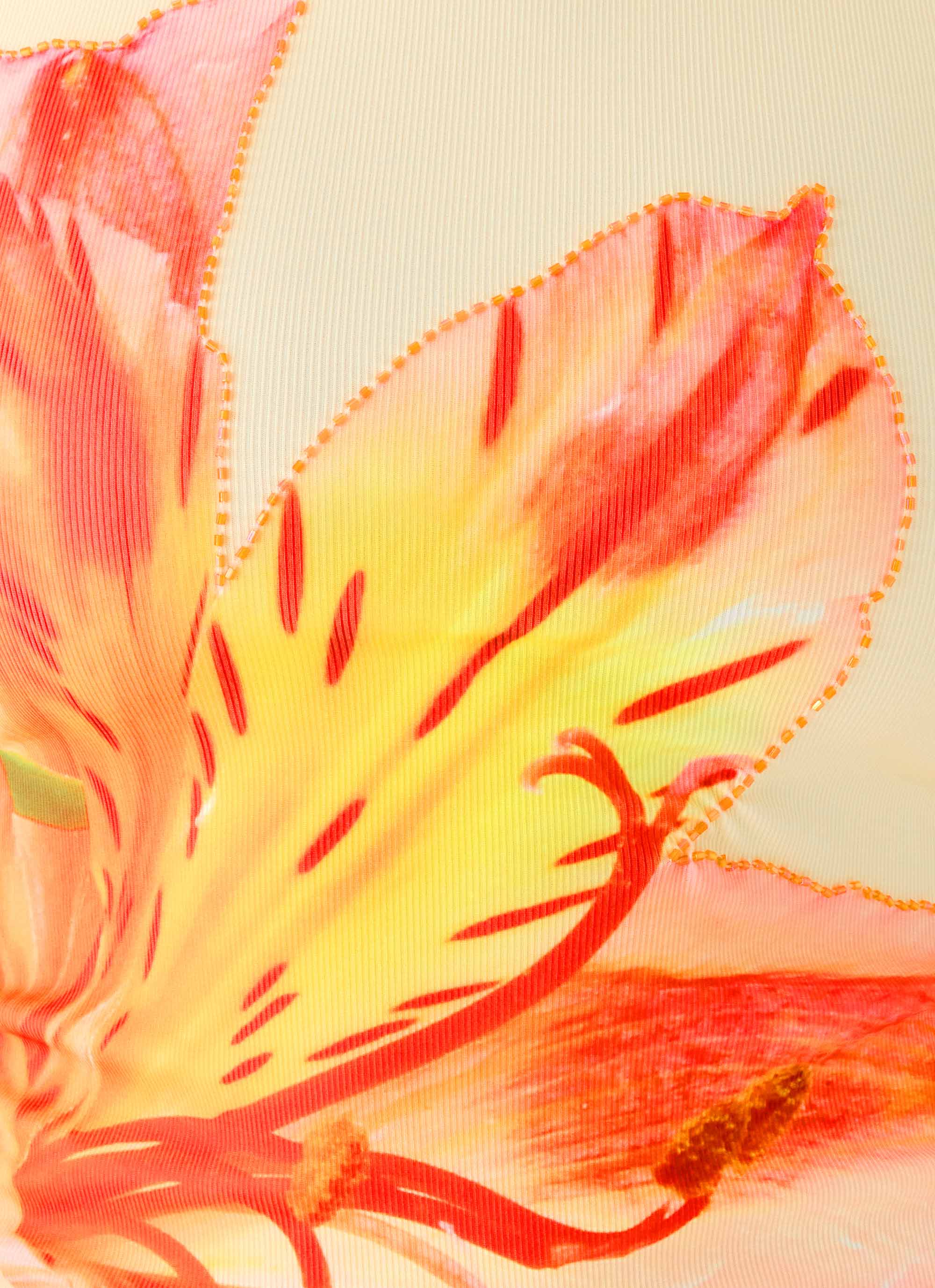 Jacqui Beaded Tank Top - Yellow