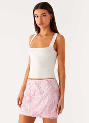 Kandi Mini Skirt - Pink