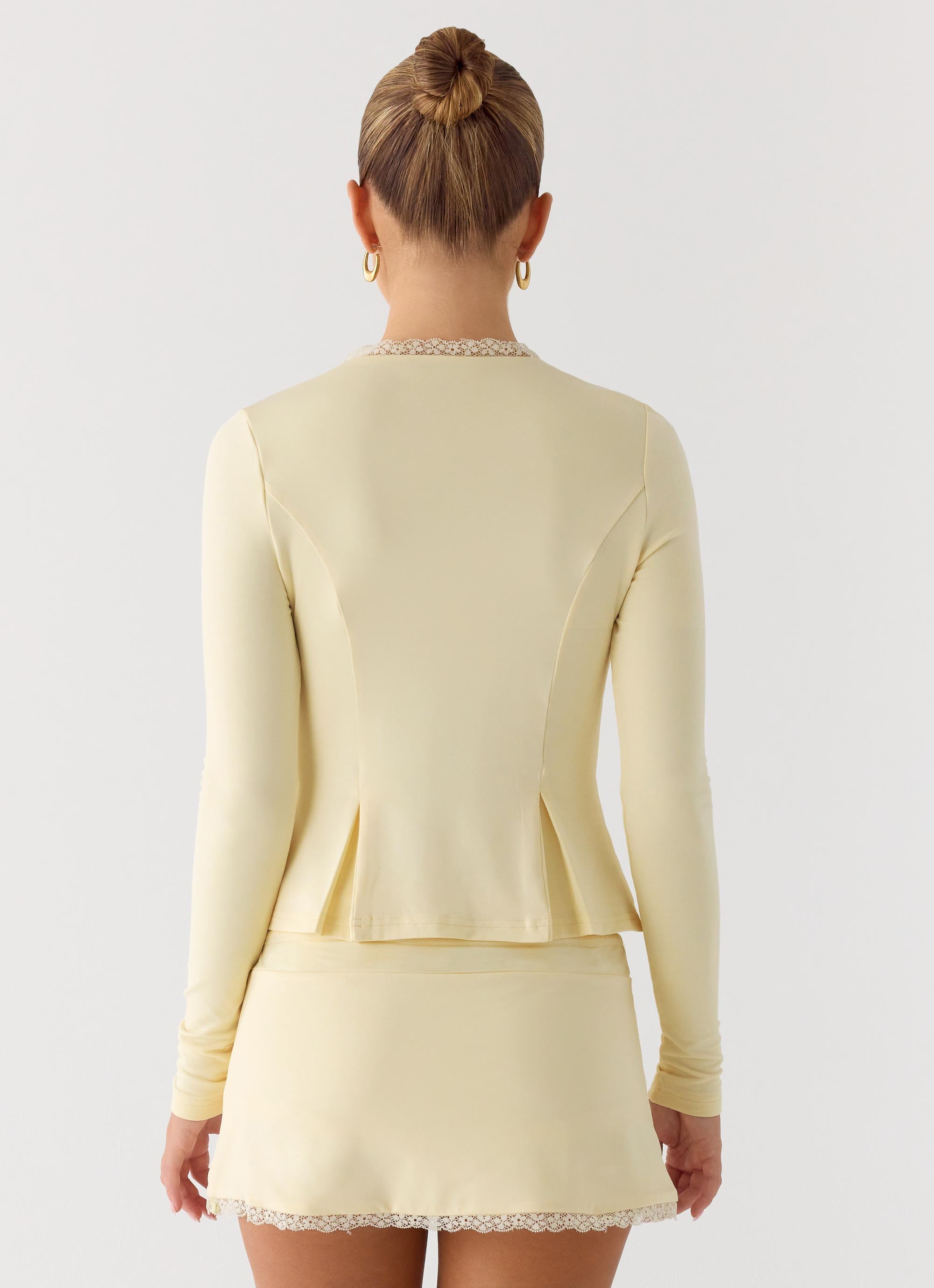 Landon Long Sleeve Top - Butter Yellow