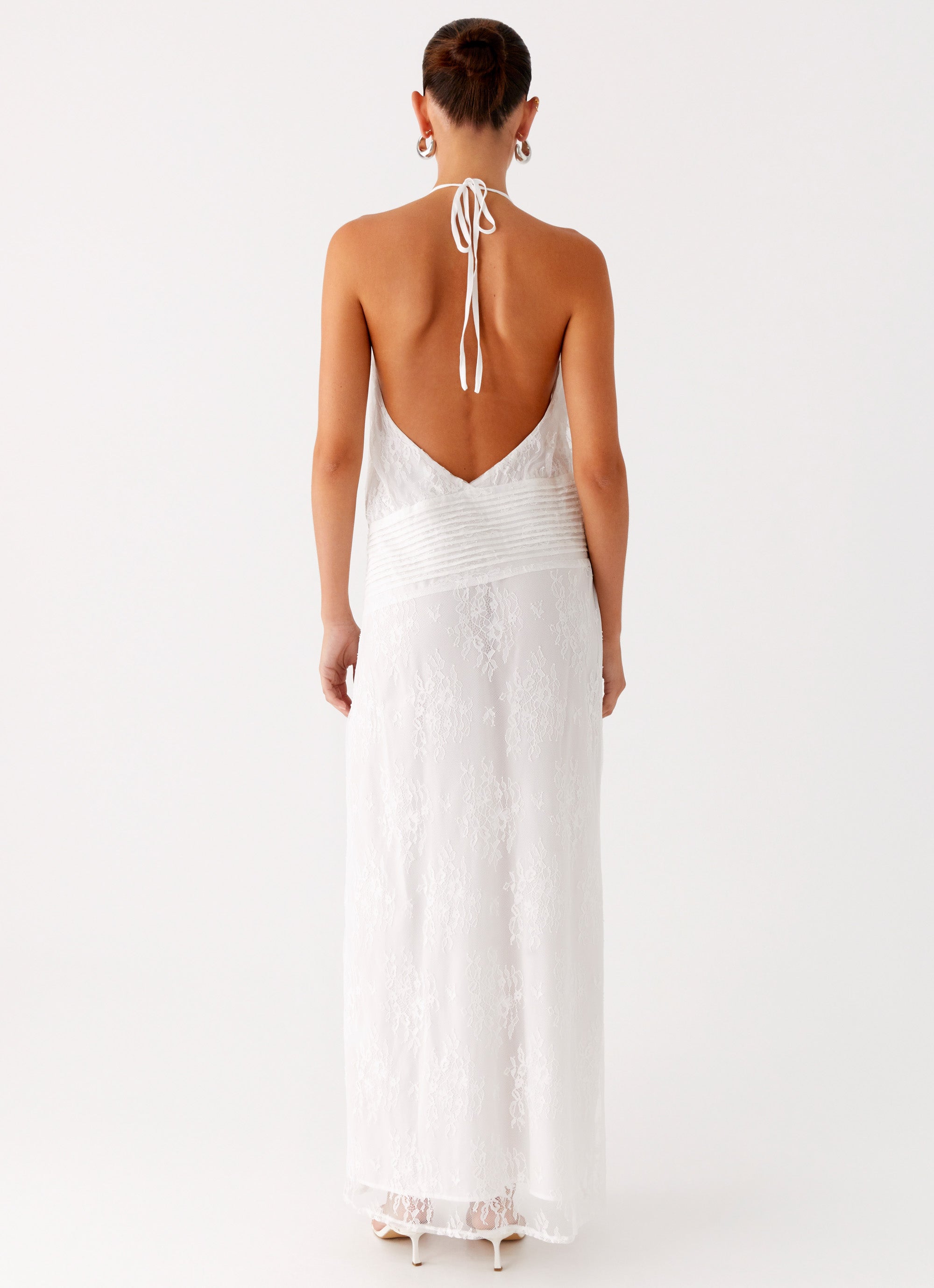 Reinhart Halter Maxi Dress - White