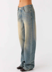 San Diego Straight Leg Jeans - Blue Wash