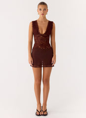 Sommers Lace Top - Chocolate