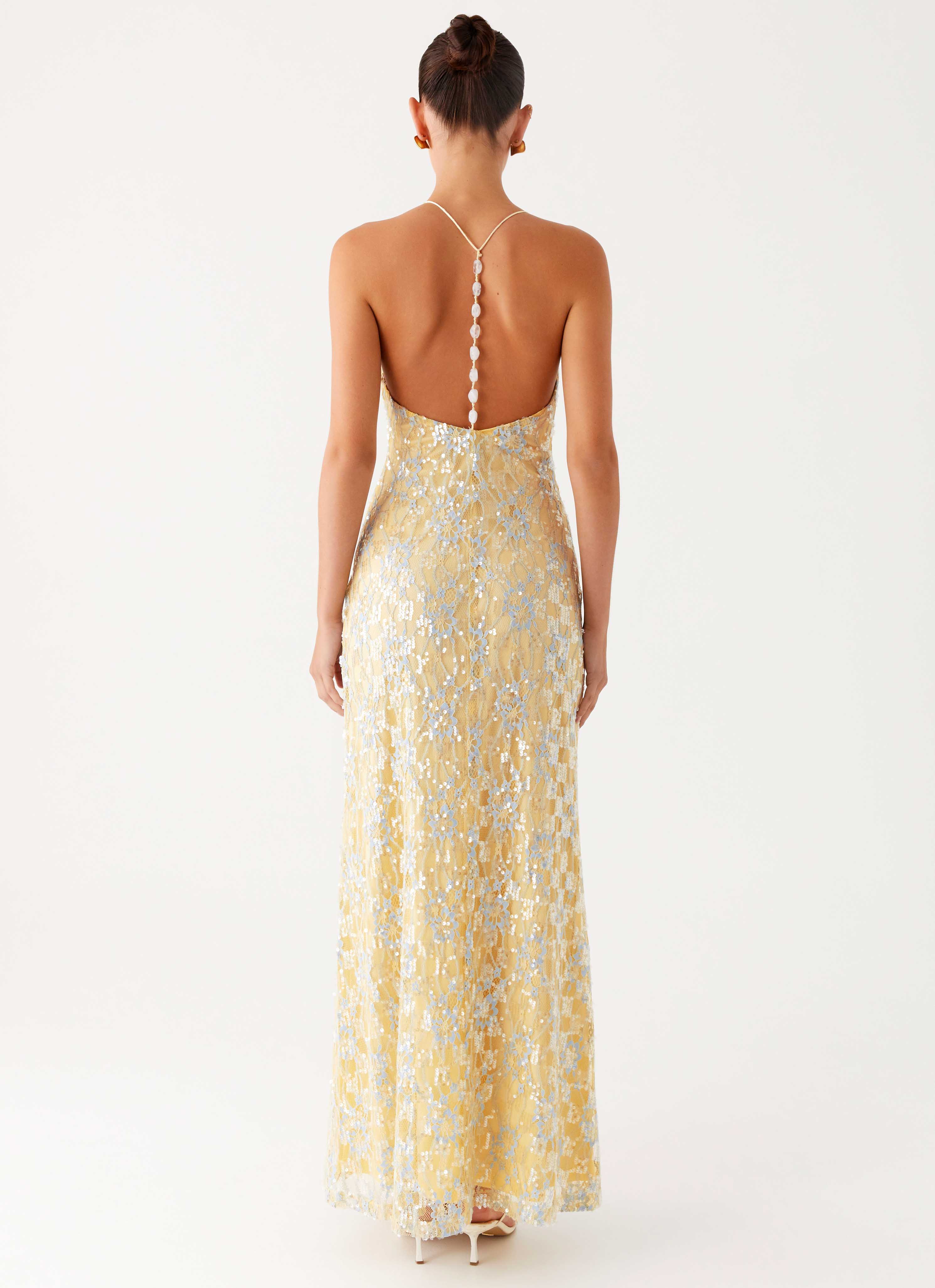 Truly Mine Maxi Dress - Yellow
